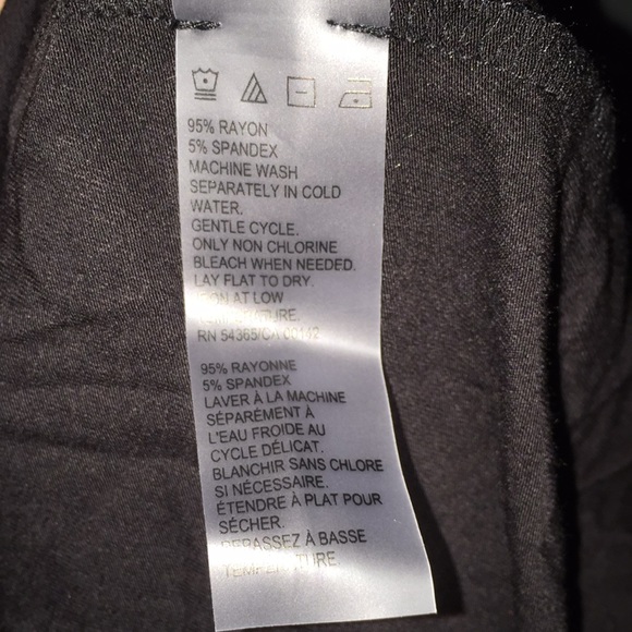 Allison Daley Ladies Long Sleeve Top Black Animal Print Lace Accents Size Large - Picture 9 of 9